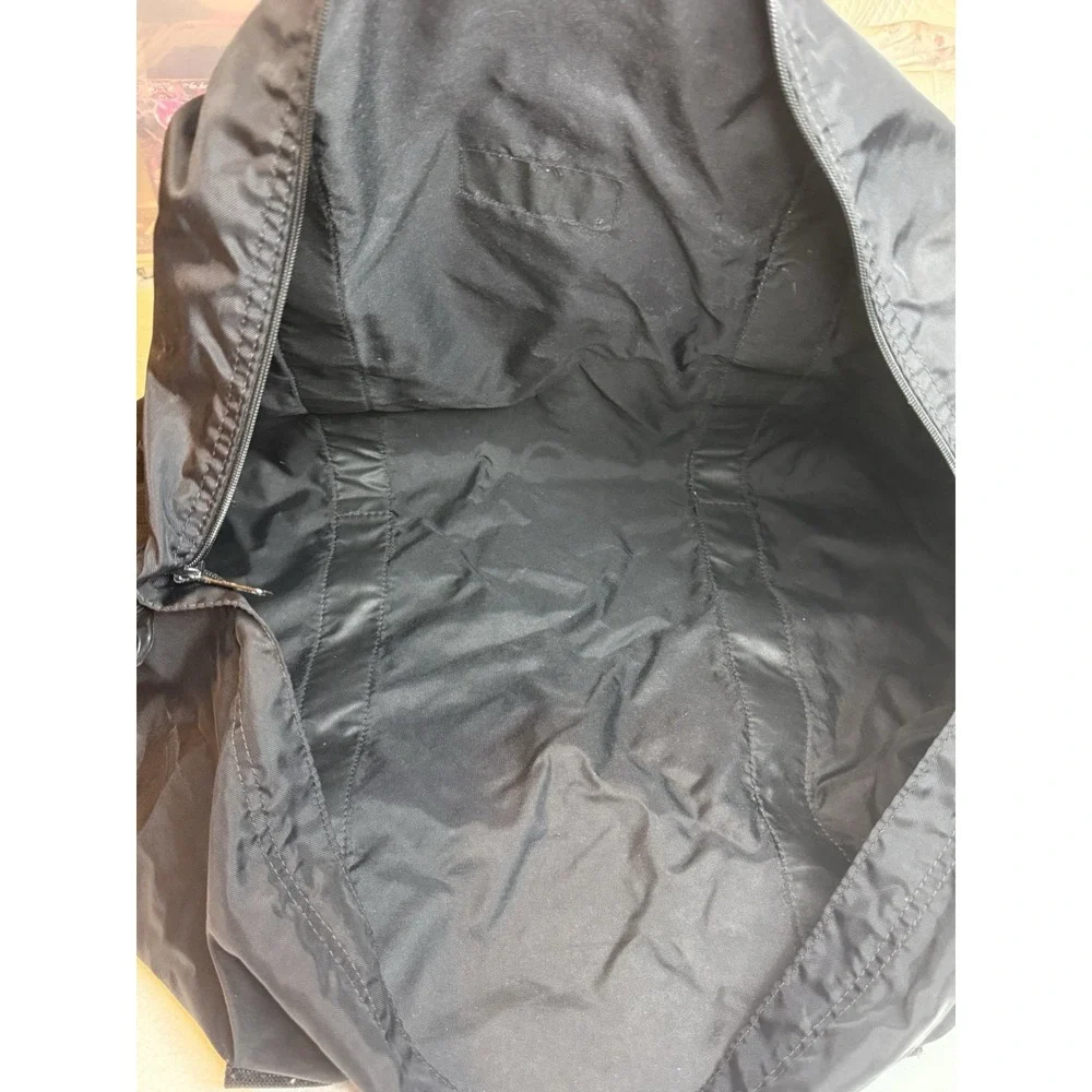 Vintage‎ Outdoor Products Black Nylon Duffel Bag Made in USA 36